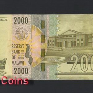 B1102-MALAWI-2016 & 2018馬拉威紙幣,2000 Kwacha（588）