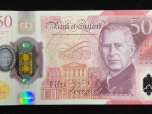 B1105-GREAT BRITAIN-2024英國塑膠鈔票-50 Pounds(B)