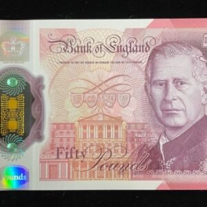 1105-1 B1105-GREAT BRITAIN-2024英國塑膠鈔票-50 Pounds(B)