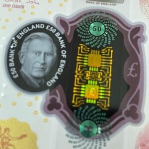 1105-3 B1105-GREAT BRITAIN-2024英國塑膠鈔票-50 Pounds(B)