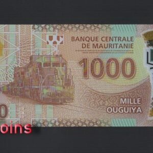 1107-2 B1107-MAURITANIA-2017茅利塔尼亞塑膠紙幣,1000 Ouguiya(353)