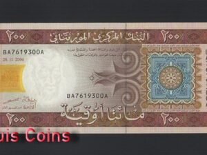 1109-1 B1109-MAURITANIA-2004茅利塔尼亞紙幣,200 Ouguiya(319)