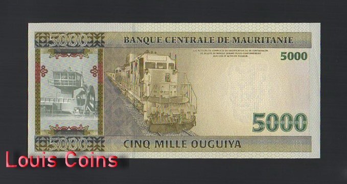 B1110-MAURITANIA-2009茅利塔尼亞紙幣,1000 Ouguiya(B)