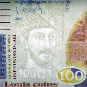 1113-4 B1113-GEORGIA-2020喬治亞紙幣-100 Lari(1404)