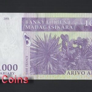 B1114-MADAGASCAR-2004馬達加斯加紙幣,1.000 Ariary(330)