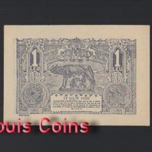 B1120-ROMANIA-1920羅馬尼亞紙幣,1 Leu,小票(O)