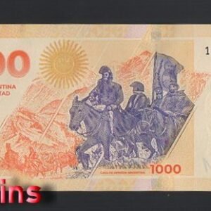 B1121-Argentina-ND (2023)阿根廷紙鈔-1000 Pesos（612）