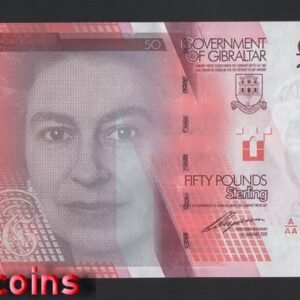 B1129-GIBRALTAR-2019直布羅陀紙幣,50 Pounds Sterling(BO)