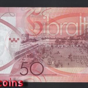 B1129-GIBRALTAR-2019直布羅陀紙幣,50 Pounds Sterling(BO)