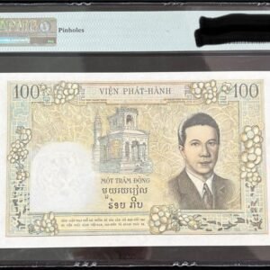 B1132-FRENCH INDOCHINA-ND (1954)法屬印度支那紙幣-100 Piastres(O)
