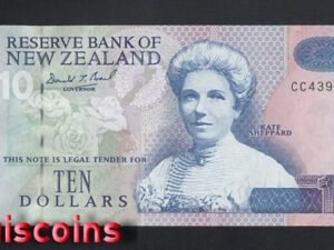 B1137-NEW ZEALAND-1994紐西蘭紙幣,10 Dollars(B)