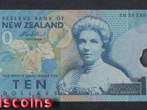 1138-1 B1138-NEW ZEALAND-1999-2013紐西蘭塑膠紙幣,10 Dollars(B)