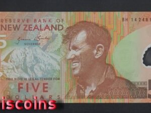 1141-1 B1141-NEW ZEALAND-1999-201紐西蘭塑膠鈔,5 Dollars(B)