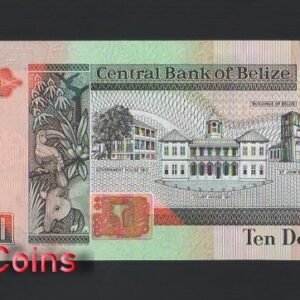 1142-2 B1142-BELIZE-2001貝里斯(伯利茲)紙幣,10 Dollar(O)