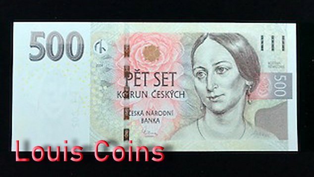 B1145-CZECHIA-2009捷克紙幣,500 Korun(B)