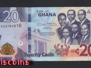1146-1 B1146-GHANA-2019迦納紙幣,20 Cedis(629)
