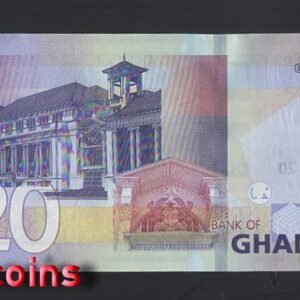 1146-2 B1146-GHANA-2019迦納紙幣,20 Cedis(629)