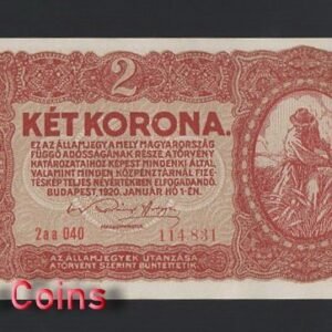 1147-1 B1147-HUNGARY-1920匈牙利紙幣,2 Korona(BO)