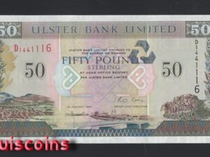 1151-1 B1151-NORTHERN IRELAND-1997北愛爾蘭紙幣50 Pounds(O)