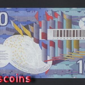 1152-2 B1152-NETHERLANDS-1997荷蘭紙幣,10 Gulden(B)