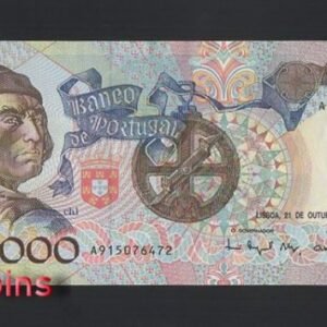 1159-1 B1159-PORTUGAL-1991葡萄牙紙幣,2.000 Escudos(O)