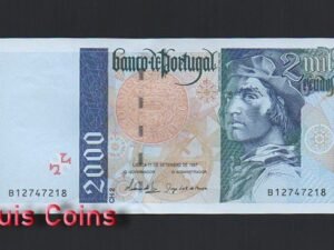 B1164-PORTUGAL-1995-2000葡萄牙紙幣,2.000 Escudos(B)