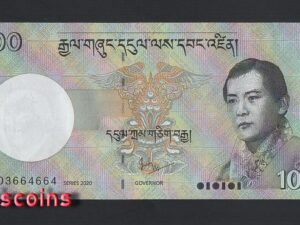 B1168-BHUTAN--2020不丹紙幣100 Ngultrum(296)