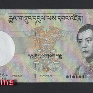 1168-1 B1168-BHUTAN--2020不丹紙幣100 Ngultrum(296)