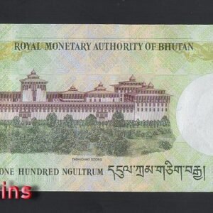 1168-2 B1168-BHUTAN--2020不丹紙幣100 Ngultrum(296)