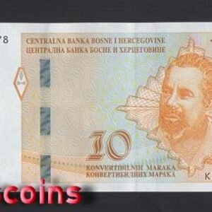 B1172-BOSNIA & HERZEGOVIN2012-24波士尼亞與赫塞哥維納紙幣(黑山)10Konvertibilnih(B)