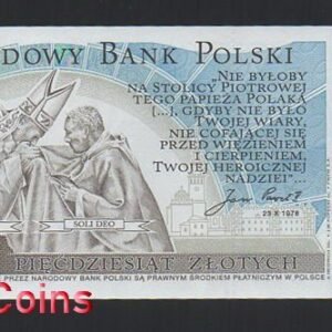 1175-2 B1175-POLAND-2006波蘭紀念紙幣,50 Złotych含冊(T)