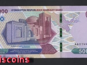 B1176-UZBEKISTAN-2021烏茲別克紙幣50.000 Som(1044)