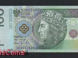 1184-1 B1184-POLAND-1994波蘭紙幣,100 Złotych(O)