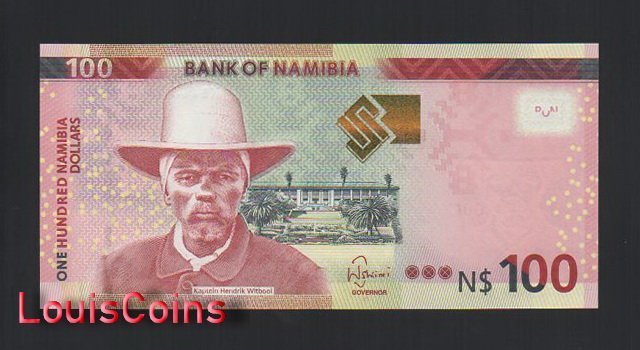 1194-1 B1194-NAMIBIA-2012納米比亞紙幣,100 Namibia Dollars(B)