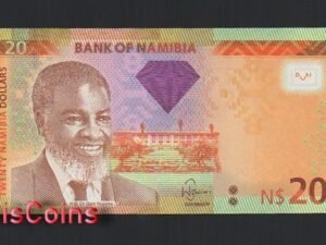 1196-1 B1196-NAMIBIA-2011納米比亞紙幣,20 Namibia Dollars(1291)