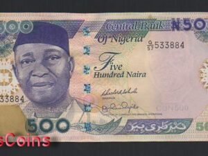 B1197-NIGERIA-2001-2019奈及利亞(尼日利亞)紙幣,500 Naira(BO)