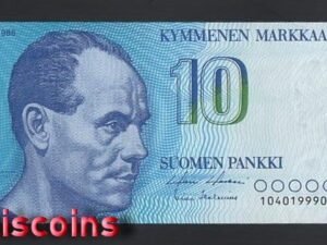 B1198-FINLAND-1986芬蘭鈔票-10 Markka(BO)