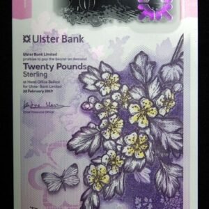 1199-1 B1199-NORTHERN IRELAND-2019北愛爾蘭塑膠紙幣.20 Pounds(904)