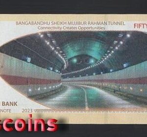 B1202-BANGLADESH-2023孟加拉紀念紙幣,50 Taka（165）