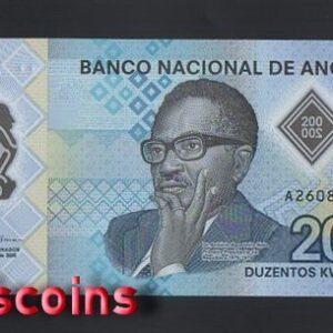 1203-1 B1203-ANGOLA-2020安哥拉塑膠鈔票-200 Kwanzas(1234)