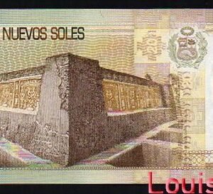 1208-2 B1208-PERU-2009祕魯紙幣,20 Nuevos Soles(392)