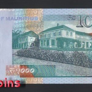 1210-2 B1210-MAURITIUS-2010-2022模里西斯(毛里求斯)紙幣1000Rupees(B)