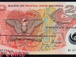 1212-1 B1212-PAPUA NEW GUINEA-2007巴布亞新幾內亞塑膠紙幣,20(O)