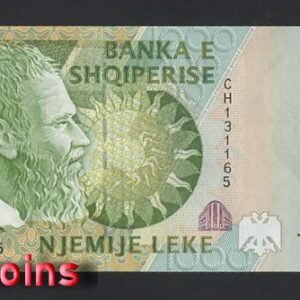 1216-1 B1216-ALBANIA-1996阿爾巴尼亞紙幣,1000 Leke(BO)
