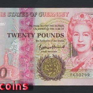 1217-1 B1217-GUERNSEY-2023根西島紙幣,20 Pounds(B)