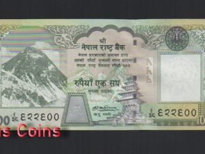 1222-1 B1222-NEPAL-ND (2008-2010)尼泊爾紙幣,100 Rupees(B)