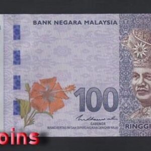 B647-MALAYSIA-2011-24馬來西亞紙幣,100 Ringgit(O)