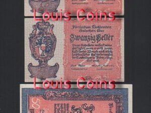 B848-LIECHTENSTEIN-ND (1920)列支敦士敦紙幣(B)