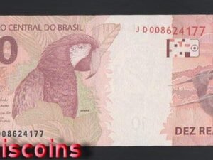 B1242-BRAZIL-2010巴西紙幣-10 Reais(B)
