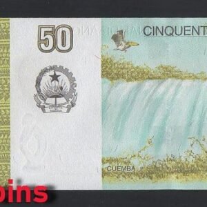 1244-2 B1244-ANGOLA-2012安哥拉鈔票-50 Kwanzas(356)